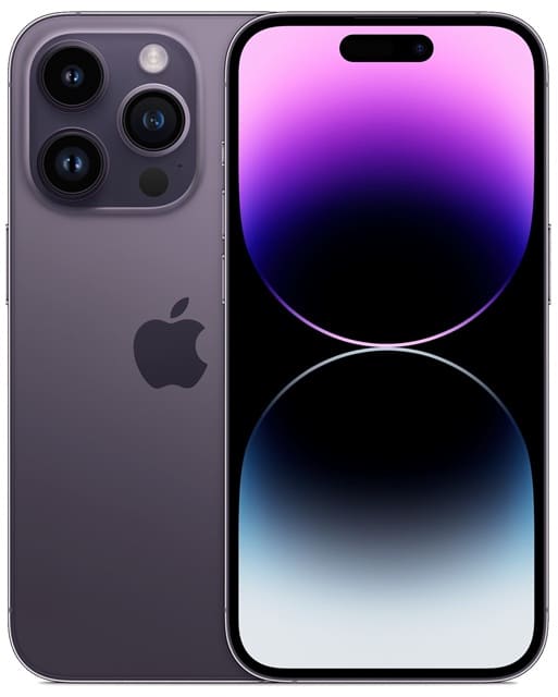 Refurbished iPhone 14 Pro 128 GB · Dieppaars